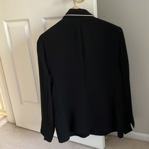 Ladies Black Suit Jacket and Pants. Size 12 Machine Washable. Great for travel. - Picture 7 of 7